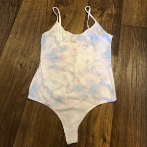 Tie dye body suit